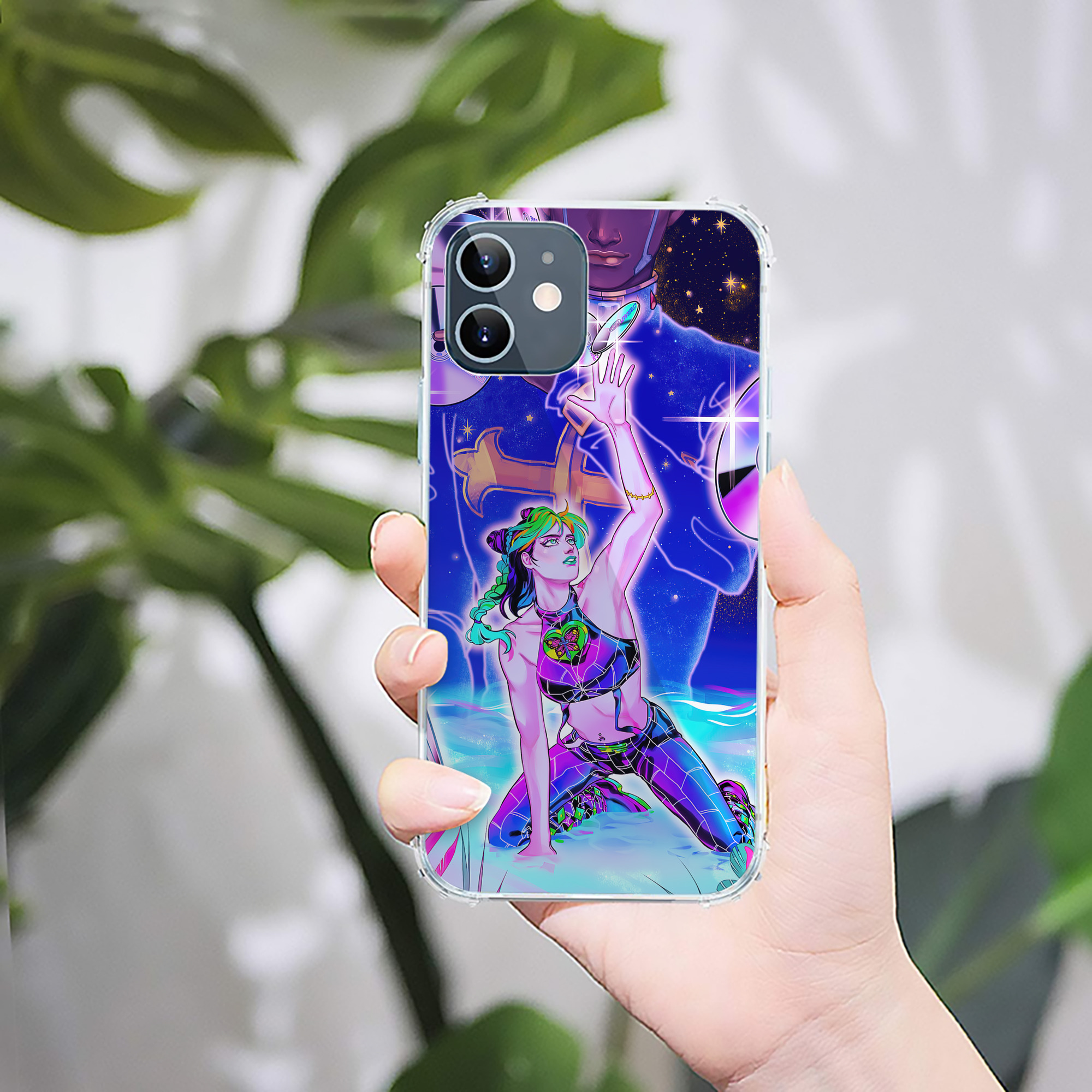 （画像用） ジョジョの奇妙な冒険 JoJo's Bizarre Adventure 【iPhone 12シリーズ対応】透明スマホケース（クリアソフトケース）